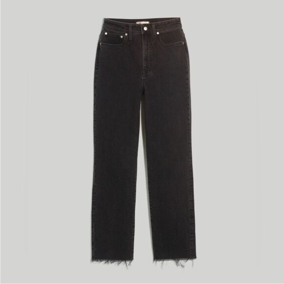 Madewell The Perfect Vintage Straight Jeans Size 24 lunar wash black NWOT - Picture 3 of 15